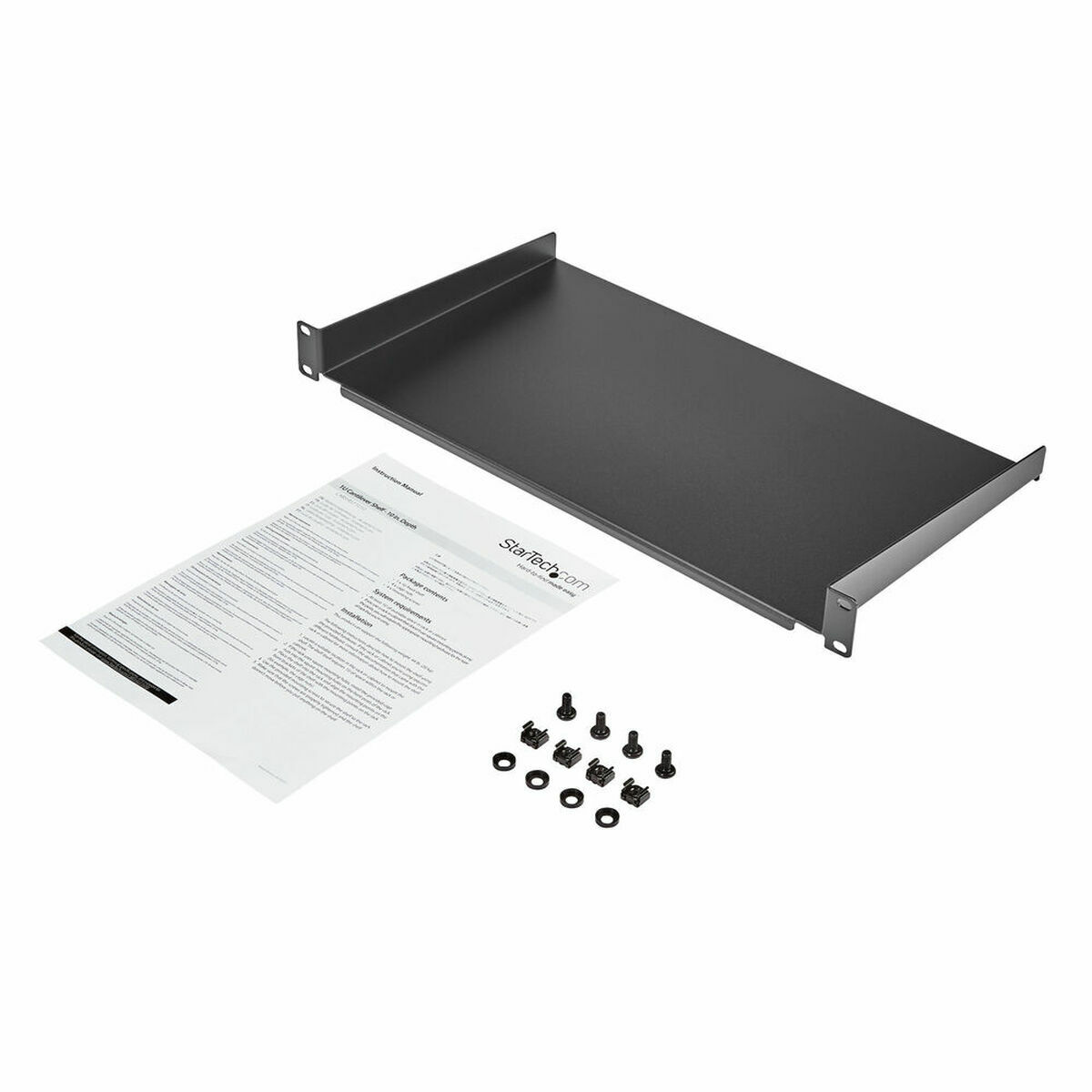 Pevná Police do Rackové Skříně Startech CABSHELF1U10